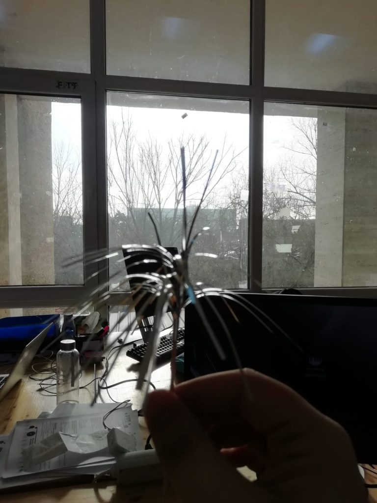 The first day in the office